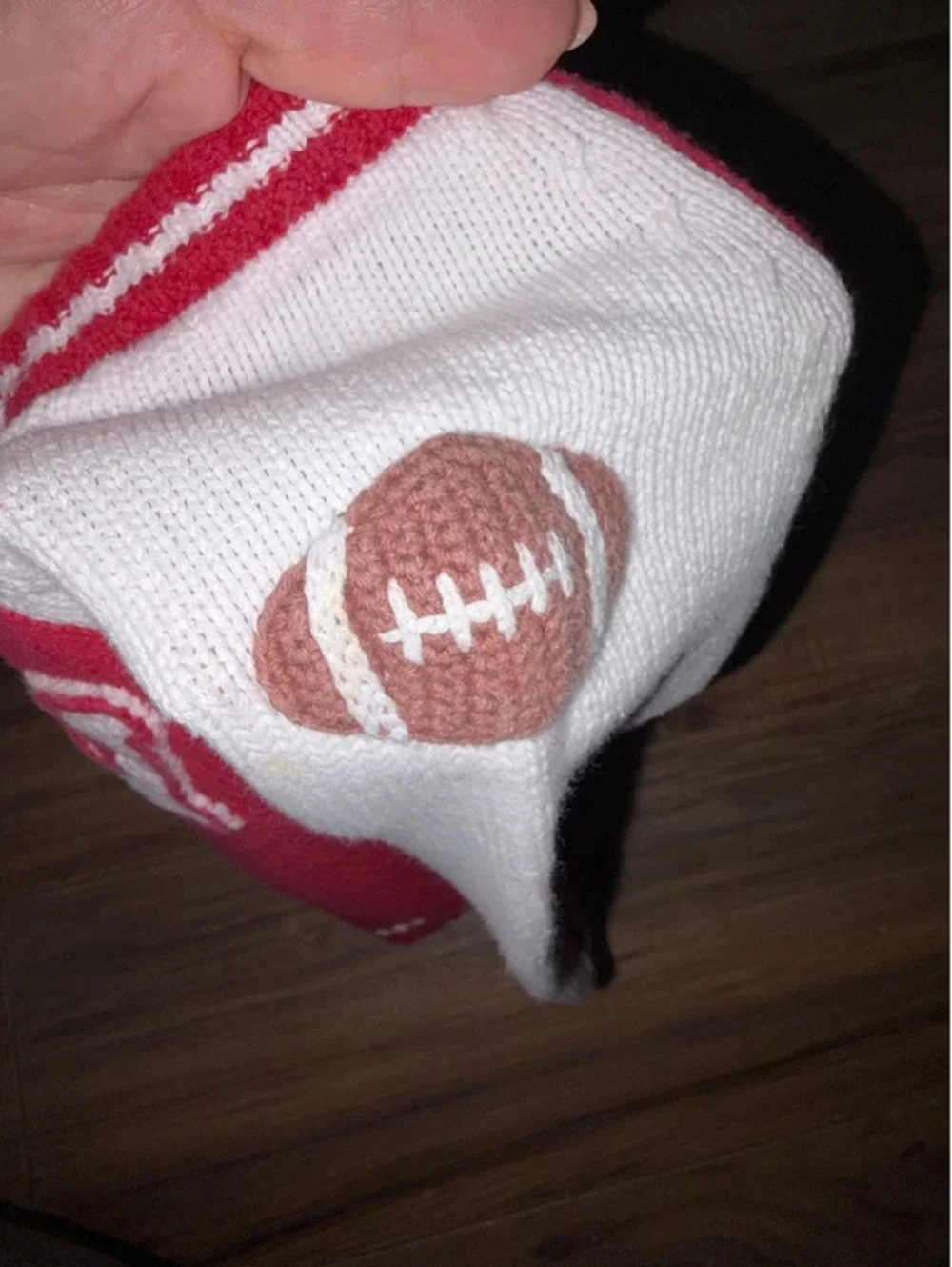 Knit Football Varsity Letterman Jacket